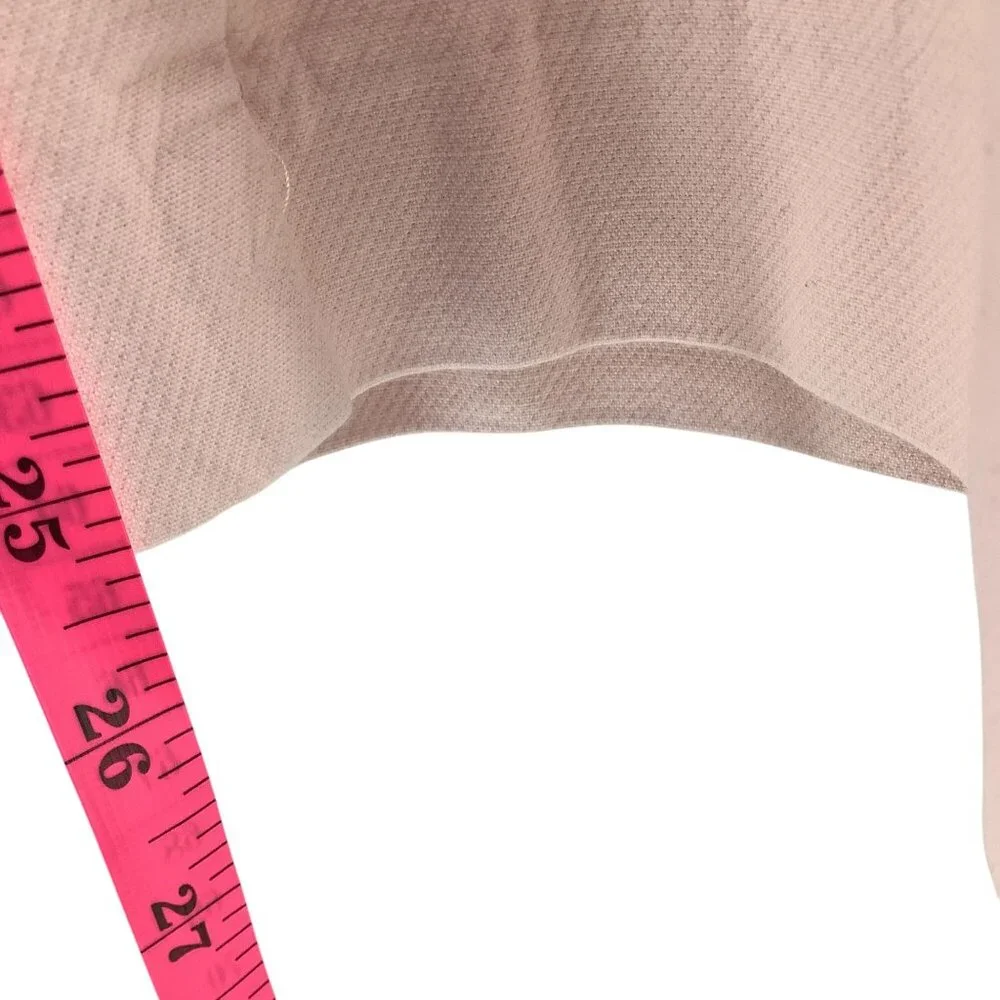 Ann Taylor Factory The Crop Mid Rise Ankle Pants Pink Size 14 - Picture 3 of 7